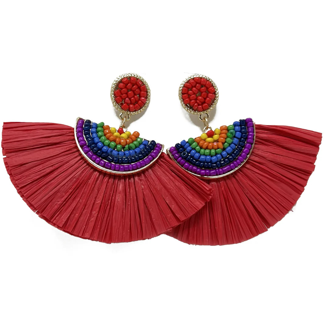 Make a Rainbow Statement Earrings | Accessory To Love