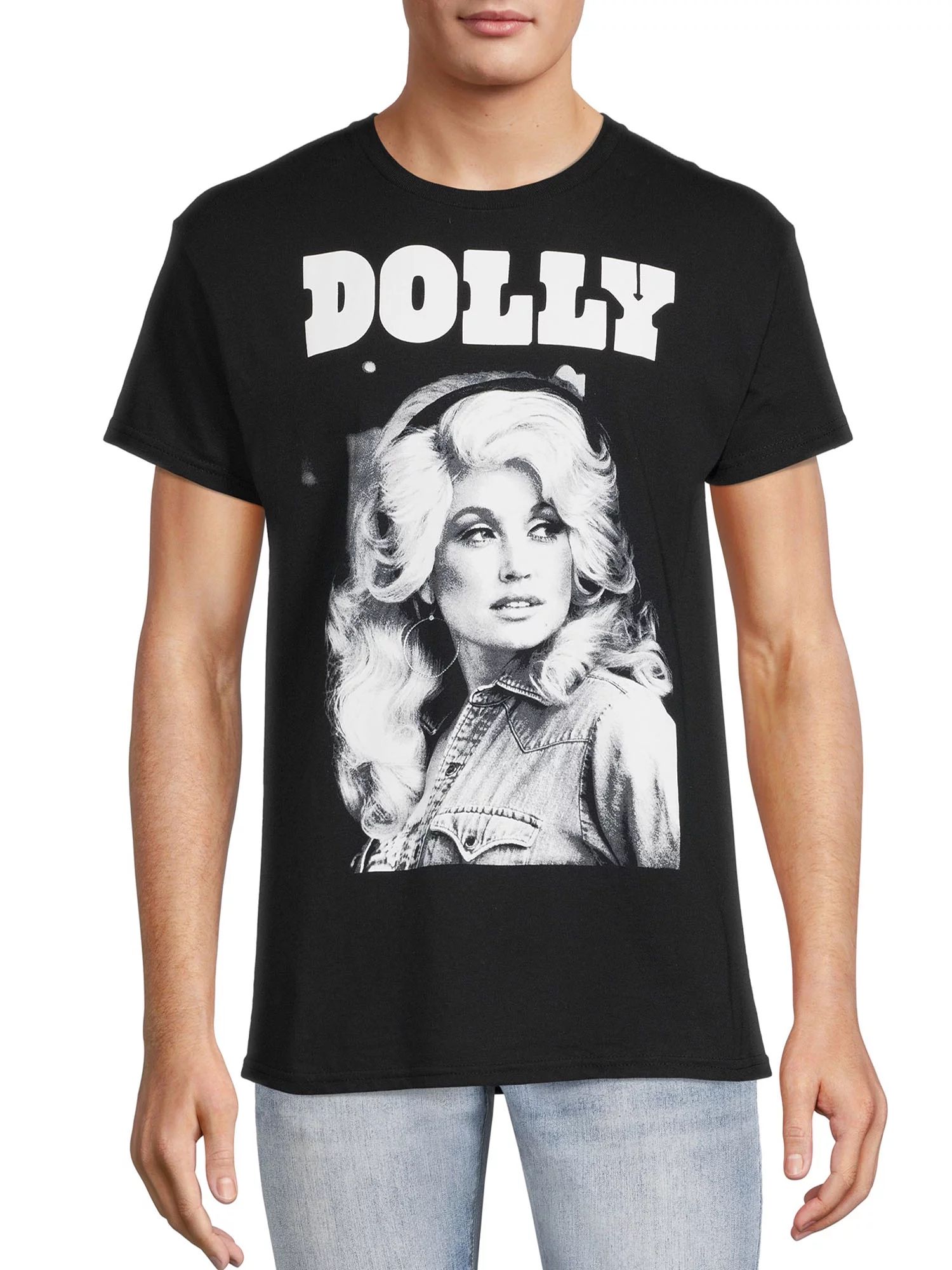 Dolly Parton Men's Portrait Graphic T-Shirt, Size S-3XL - Walmart.com | Walmart (US)