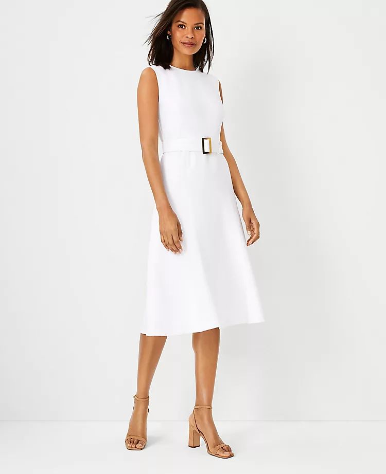 Belted Flare Dress | Ann Taylor (US)