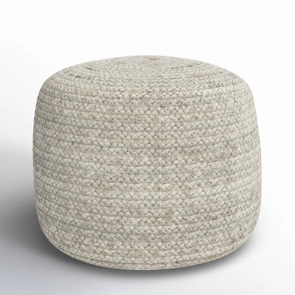 Bergholt Upholstered Pouf | Birch Lane