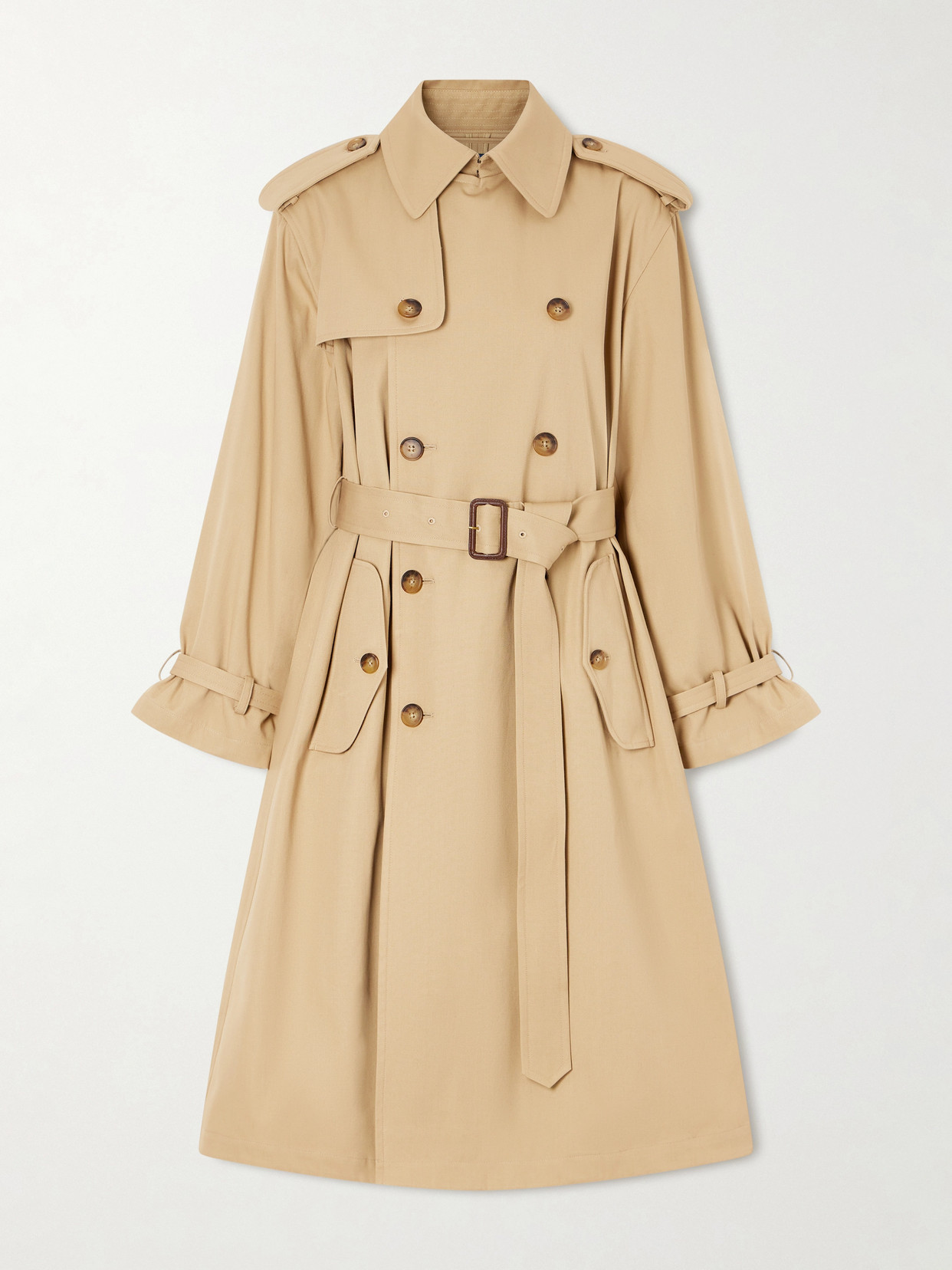 Polo Ralph Lauren - Belted Cotton-gabardine Trench Coat - Brown | NET-A-PORTER (US)