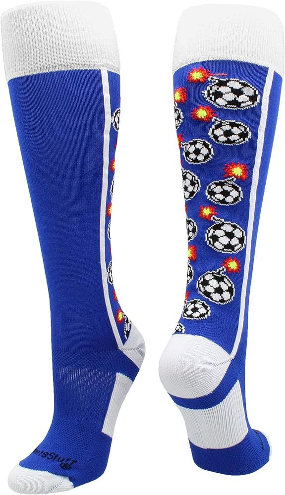 MadSportsStuff Bomber Soccer Socks Over the Calf length (multiple colors) | Amazon (US)