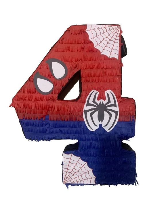 Handmade Spiderhero Number Pinata | Etsy | Etsy (US)