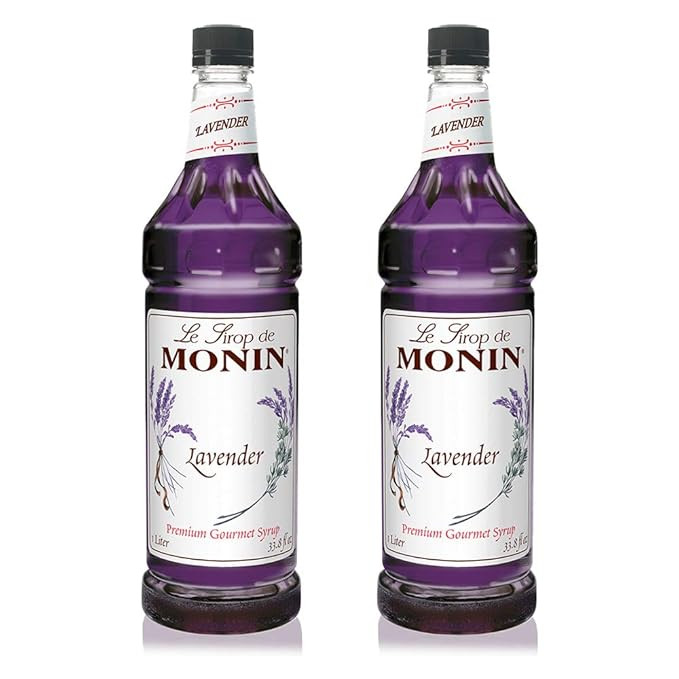 Monin - Lavender Syrup, Aromatic and Floral, Natural Flavors, Great for Cocktails, Lemonades, and... | Amazon (US)