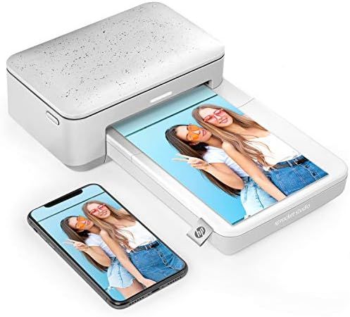 HP Sprocket Studio Photo Printer – Personalize & Print, Water- Resistant 4x6" Pictures (3MP72A) | Amazon (US)