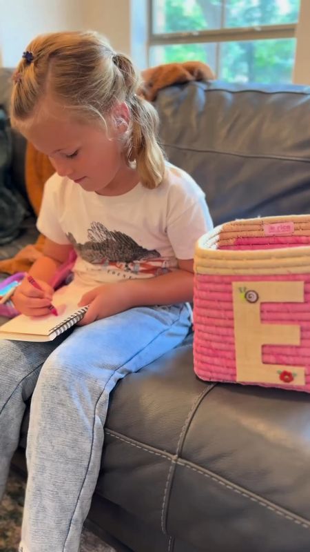 Let them be creative, but let them be organized as well with @rice_us! #ad⁣
⁣
I love this beautiful handmade basket with the cute little "E" on the side. Ella keeps all her art supplies in the basket. @rice_us has made me a whole lot happier now that I can walk through the house without the possibility of slipping on a colored pencil.⁣
⁣
This basket is made of rafia that comes from palm fronds and it's handmade in Madagascar. I'm not entirely sure what that all means, but I do know it means it's beautiful, well made & no two are the same! ⁣









#LTKKids #LTKVideo #LTKFamily