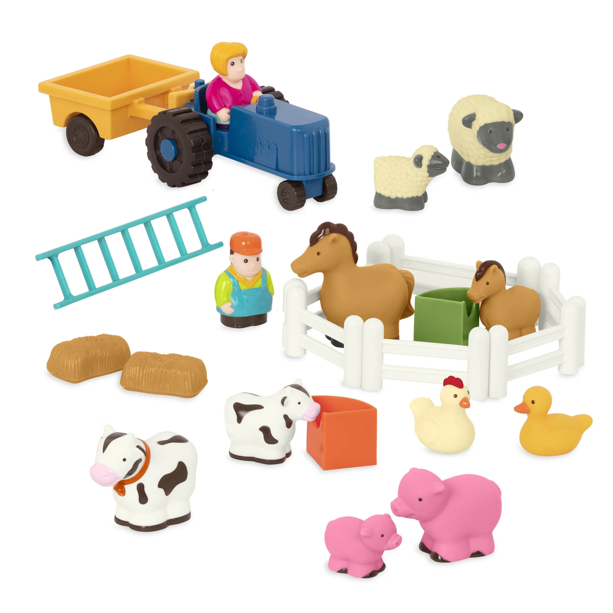 Battat Little Farmer’s Playset Farm Set with 25 Pieces, Toddler and Preschool Toys | Walmart (US)
