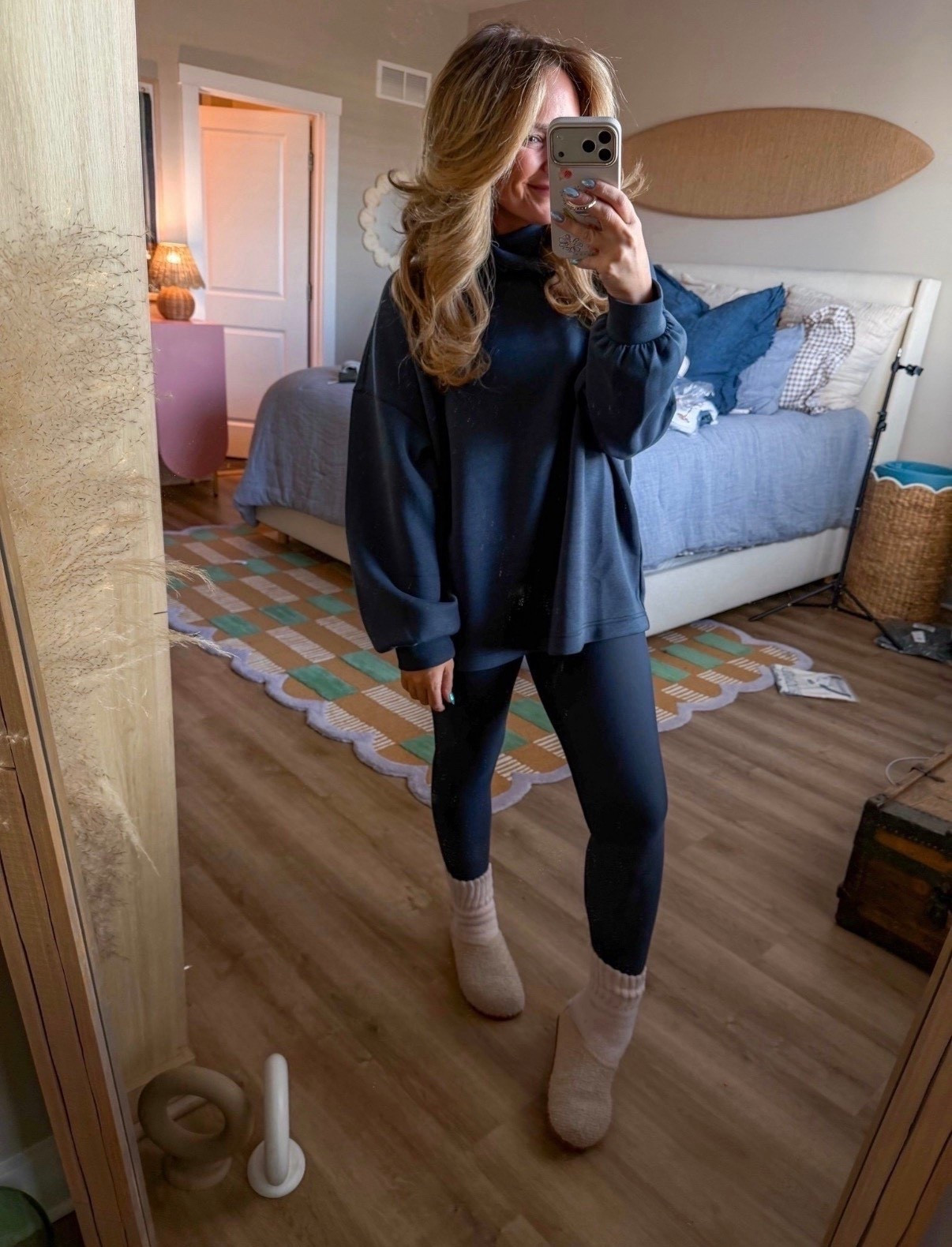 old navy fashion, women’s fashion, trendy outfit, leggings outfit, clogs, fleece neck tunic, chic style, ootd 

#LTKootd #LTKSeasonal