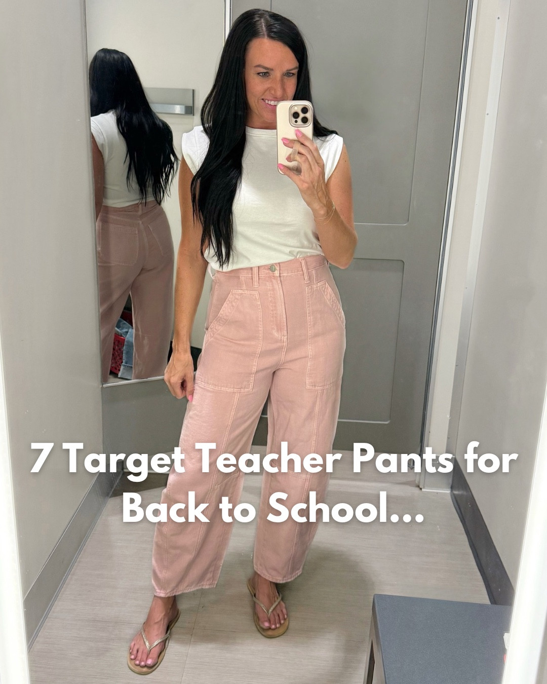 7 Target Teacher Pants for Back to School! 🎯 

Comment "shop" and I'll DM you the links!

Size and Fit details are included in the images, but let me know if you have any questions! (I'm 5'5" and usually wear a size 4/27 and S for reference.) Loving Target’s drawstring pull-on pants, barrel leg jeans, and of course the viral sailor jeans! All of these come in more cute colors and can easily be pair with black & white stripes, white or black shirts, sandals or sneakers, and add a denim jacket in the fall!

Shop any of my posts by finding me "teacherfashionista" in the @shop.Itk app! Direct link— (affiliate)


@target @targetstyle #targetstyle #targetdoesitagain #targetteachers #teachersofinstagram #targetcircle #targetcirclesale
#teachersfollowteachers #Itkworkwear #Itkfindsunder50 #affordablefashion #Itkover40 #styleover40 wide leg jeans, barrel pants, tshirt, wide leg drawstring pants, work outfits, casual style, affordable fashion, this is 40, teacher outfit ideas, elementary teacher

#LTKOver40 #LTKStyleTip #LTKSeasonal