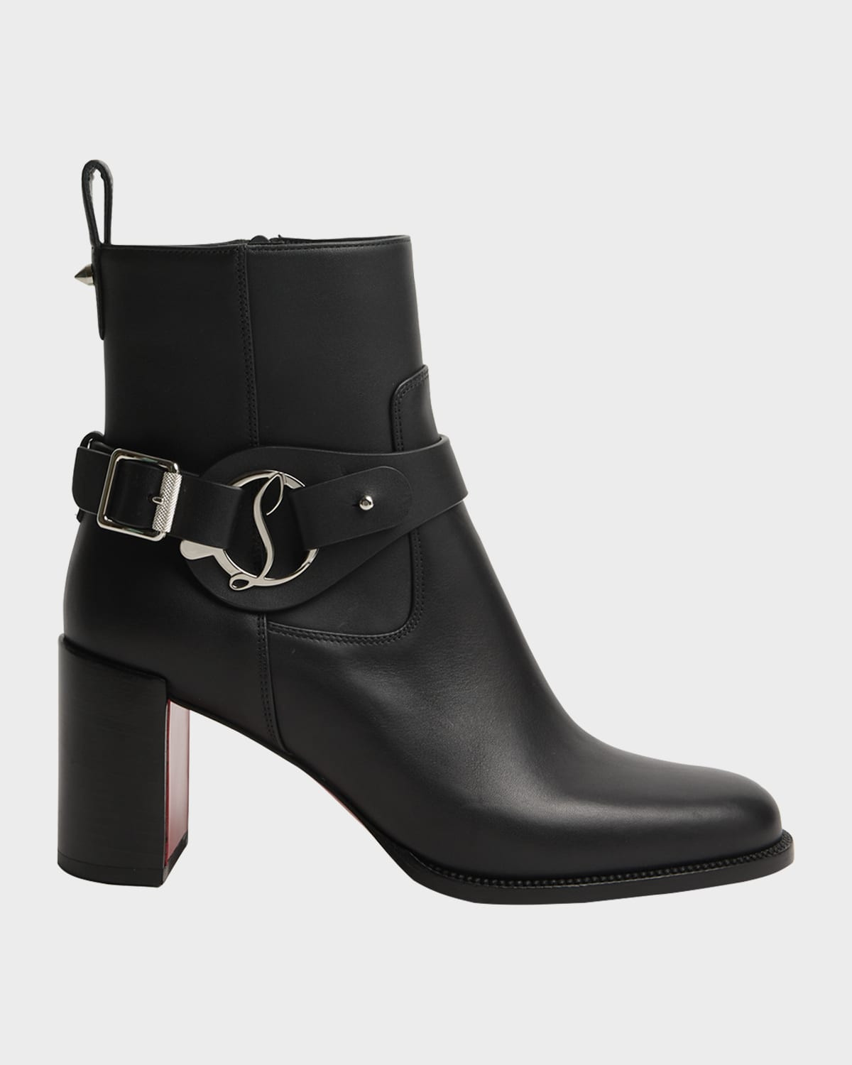 70mm Dianouchette Leather Ankle Booties | Neiman Marcus