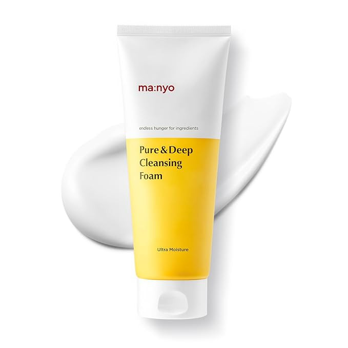 ma:nyo Pure & Deep Cleansing Foam | Gentle Face Wash with Natural Ingredients | Removes Impuritie... | Amazon (US)