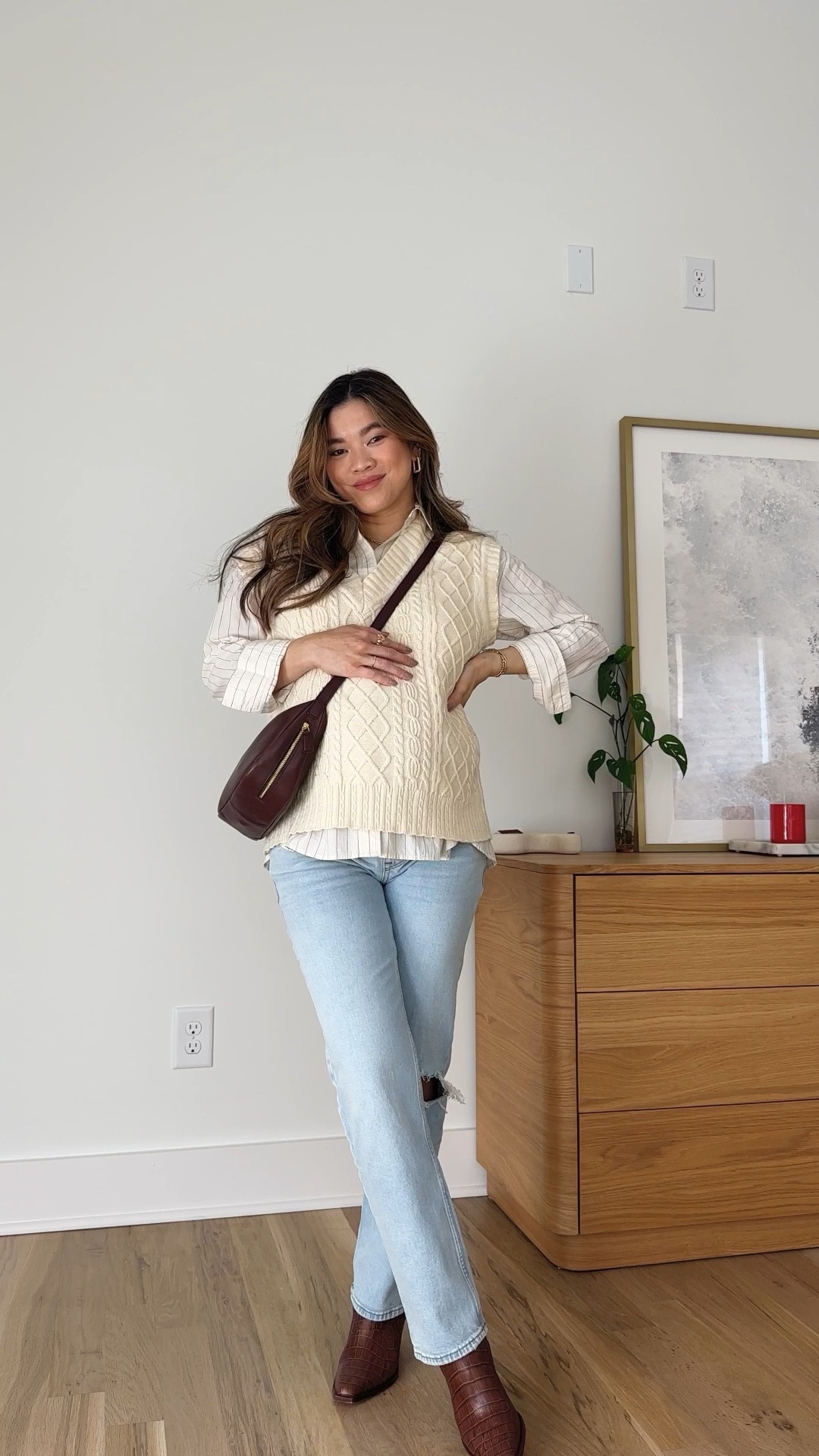 Get dressed with me at 33 pregnant 😅

Top: XS, Vest small, jeans 25 short

maternity outfit ideas,maternity fashion,petite fashion,second trimester outfit ideas,how to dress cute pregnant,bump friendly outfit ideas, third trimester, maternity jeans, maternity work outfits, spring outfits#LTKbump #LTKbaby

#LTKVideo #LTKxAF
