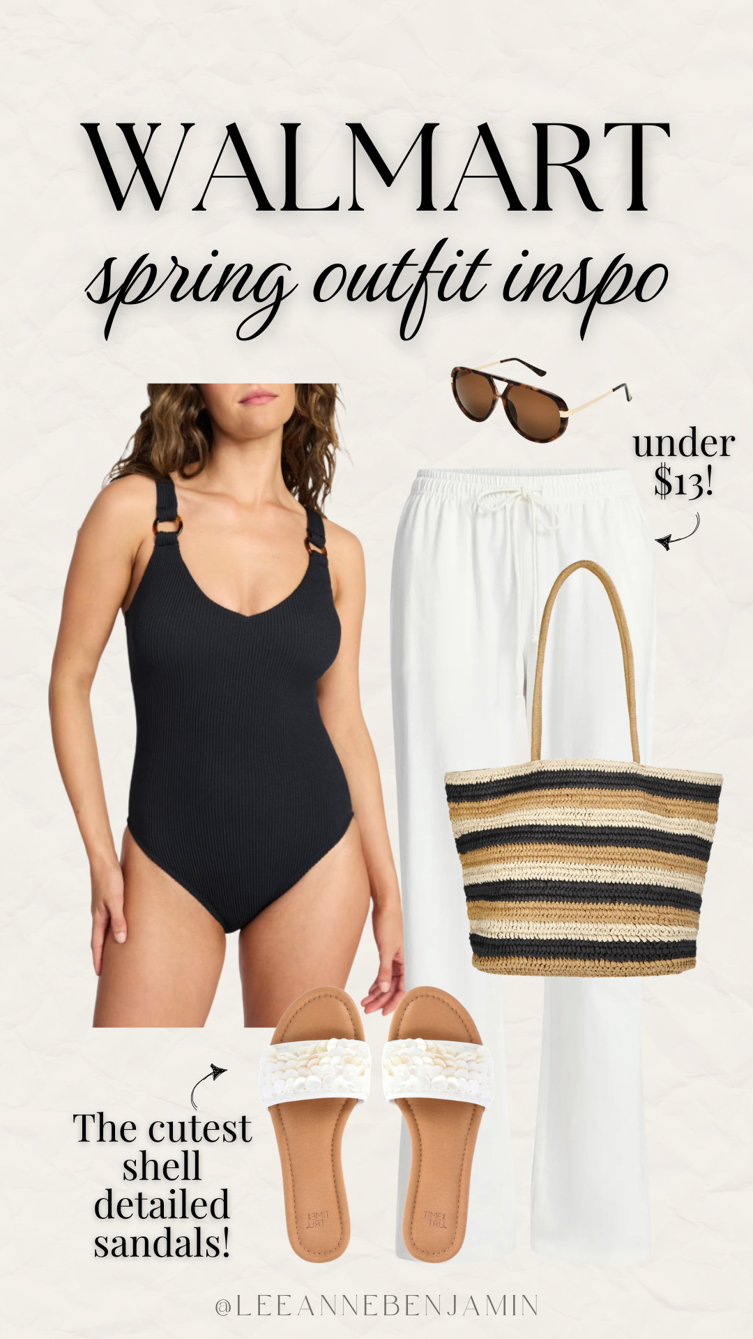 The cutest swim spring outfit from Walmart!  

 #LTKActive #LTKSwim #LTKTravel