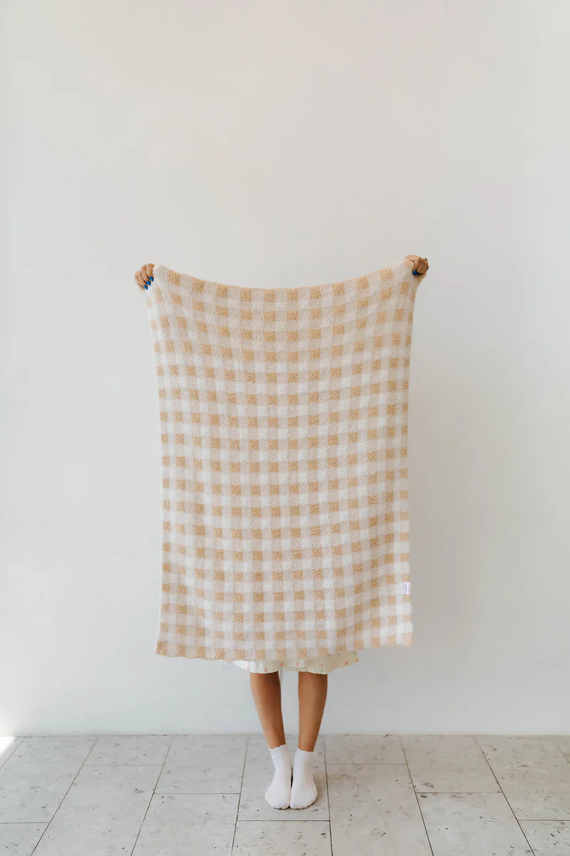 Gingham Baby Blanket (30*40) | Shop Staykation