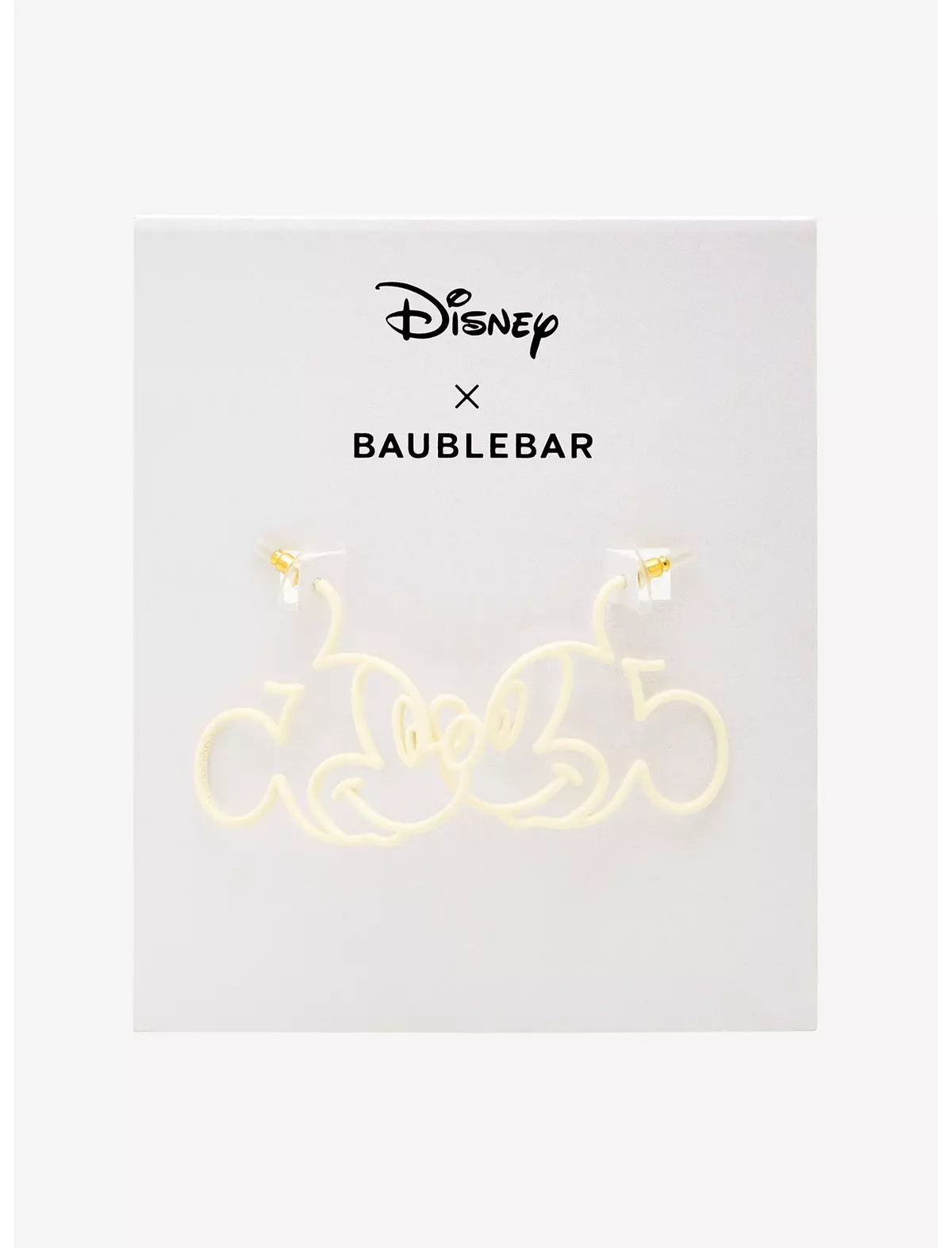Baublebar Disney Mickey Mouse Outline Glow-in-the-Dark Earrings | BoxLunch