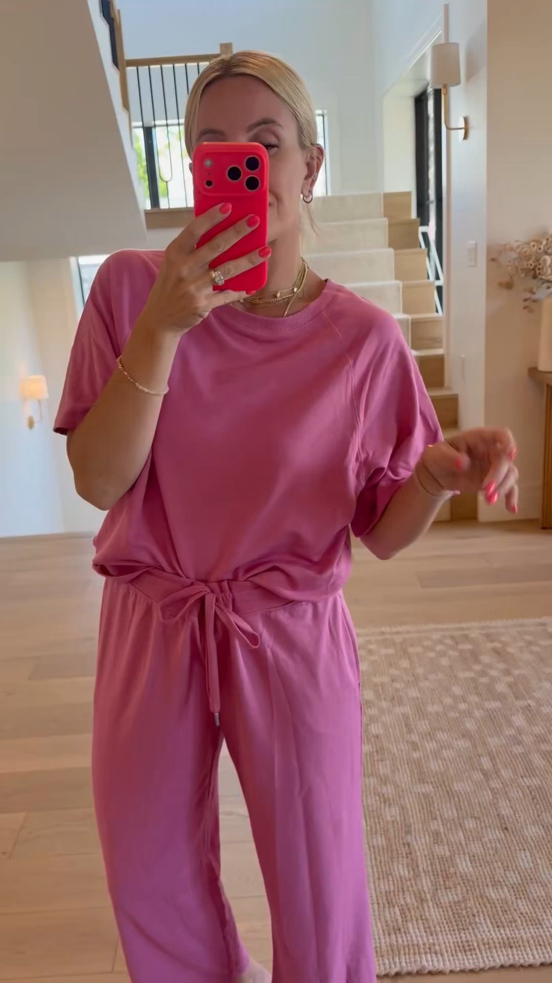 I wear a size medium in both pieces!