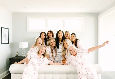 2023 Brides! Don’t forget to take advantage of the Black Friday sales for your bride & bridesmaid getting ready outfits. We loved our pink & white floral pajamas for getting ready! 

#LTKwedding #LTKSeasonal #LTKHoliday