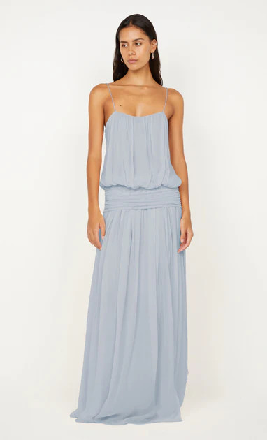 CAMILLE BLOUSON DRESS - CLOUD BLUE | Bec & Bridge (Global)