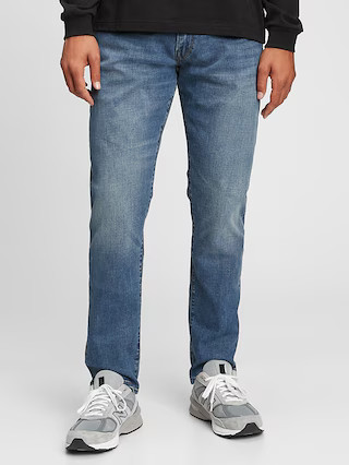 GapFlex Athletic Taper Jeans With Washwell™ | Gap (US)