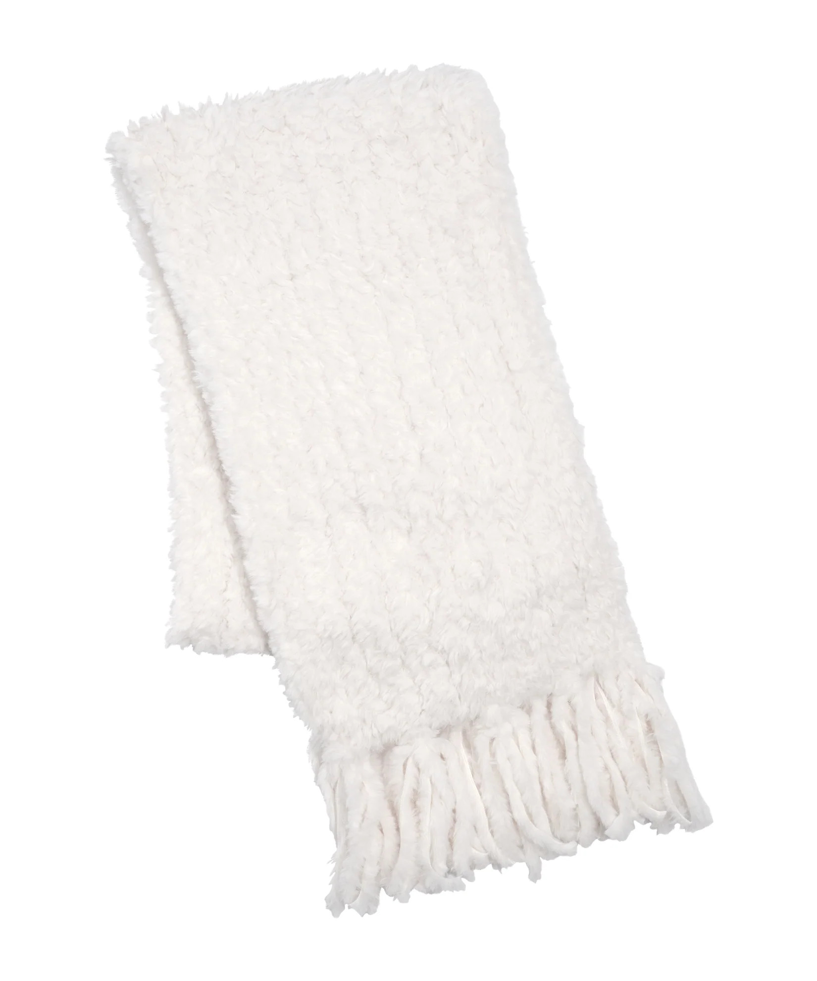 Plush Faux Fur Scarf | Echo New York