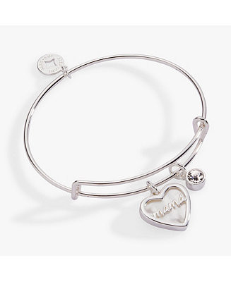 MamÃá Mother of Pearl Heart Bangle Bracelet Duo | Macy's