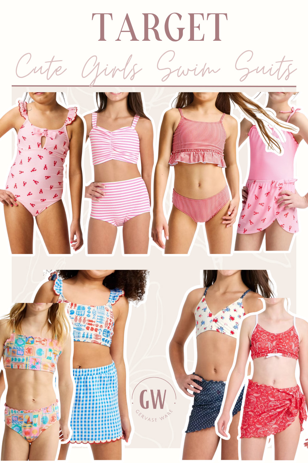 NEW girls' swimsuits from Target 🩷 . The cutest styles for summer are here! 

 #LTKootd #LTKSwim #LTKKids