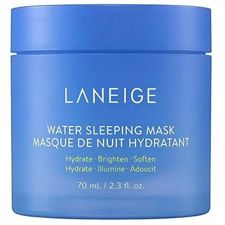 LANEIGE Water Sleeping Mask Overnight Gel Replenishes Skin to Brighten Clarify Hydrate and Strengthen Skin s Moisture Barrier with Sleep-biome technology and Squalane 2.4 fl. oz. | Walmart (US)