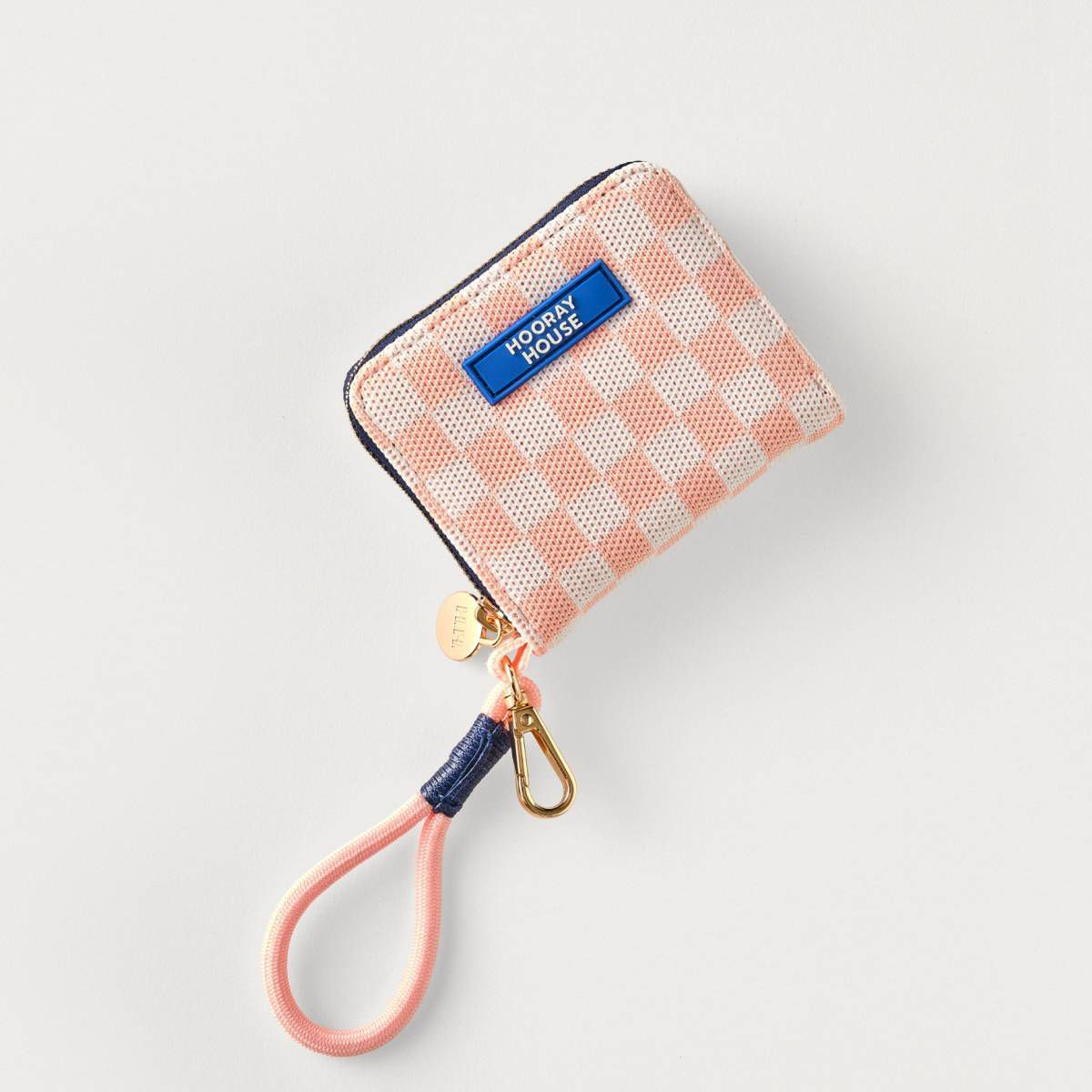 Hooray House Treat Bag Wristlet - Pink Checker | Target