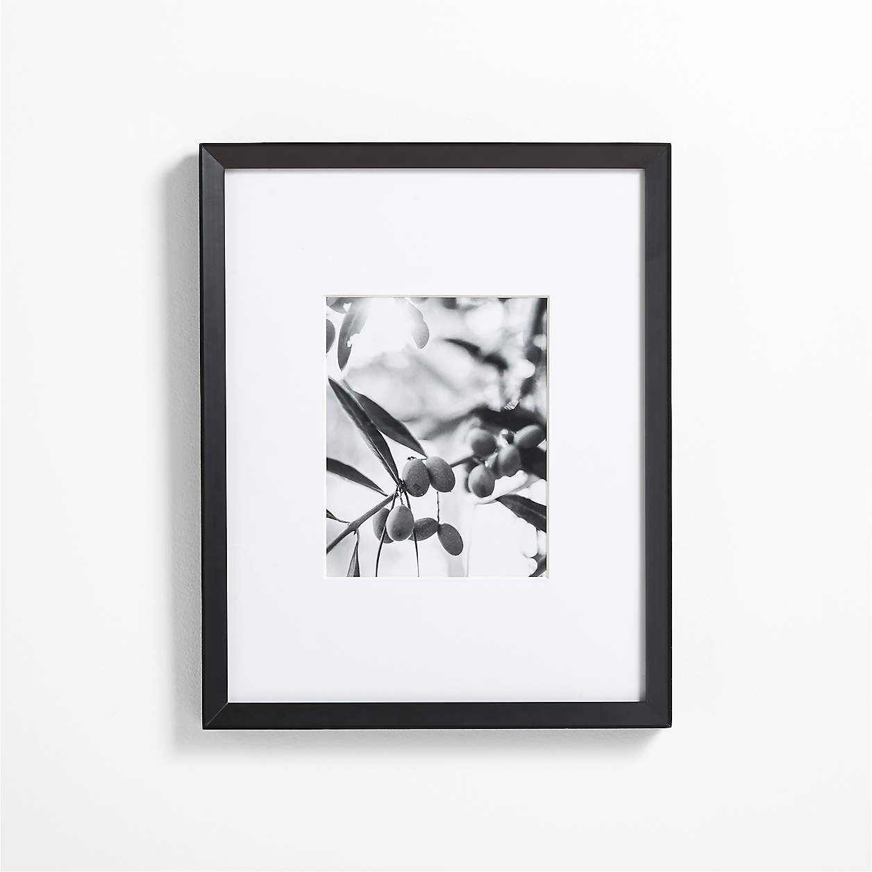 Icon Wood 8x10 Black Wall Frame + Reviews | Crate & Barrel | Crate & Barrel