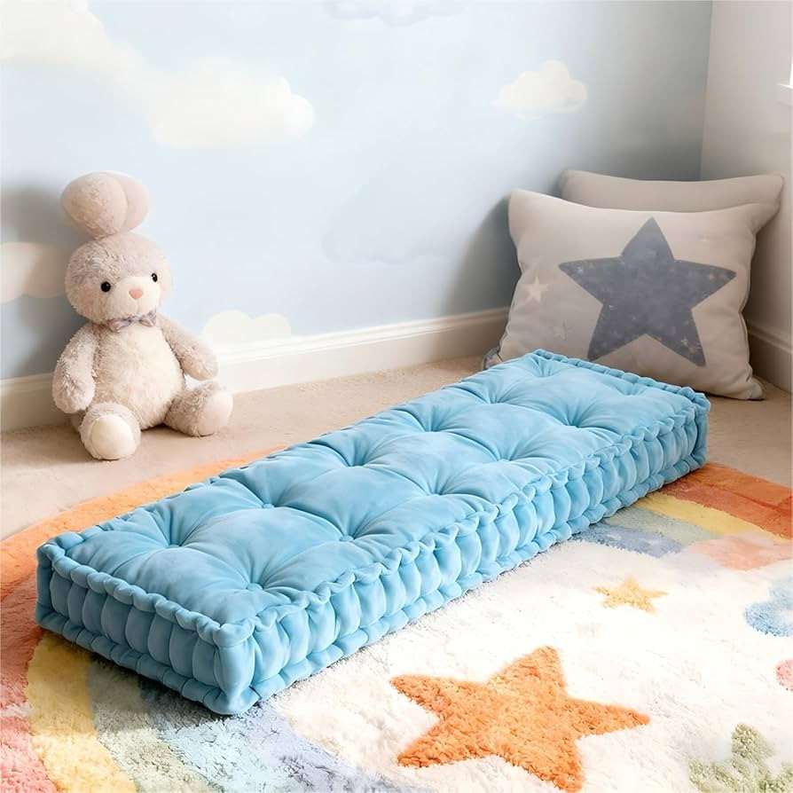 Detiblue Custom Bench Cushion - Tufted Bench Cushions for Indoor Furniture, French-Inspired Lace ... | Amazon (US)