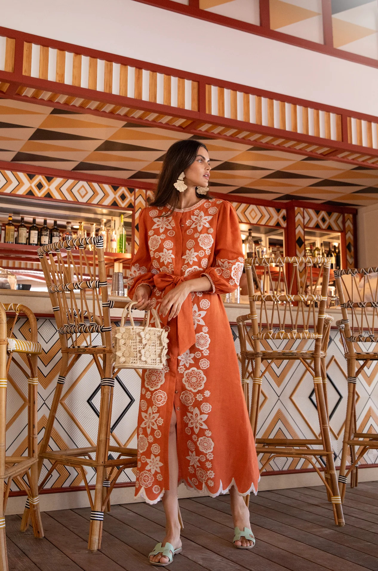 Burnt Sienna Paloma Dress | ASHA by ADM