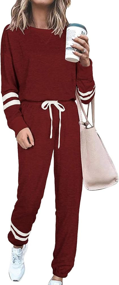 PRETTYGARDEN Women's 2 Piece Loungewear Pajama Sets | Amazon (US)