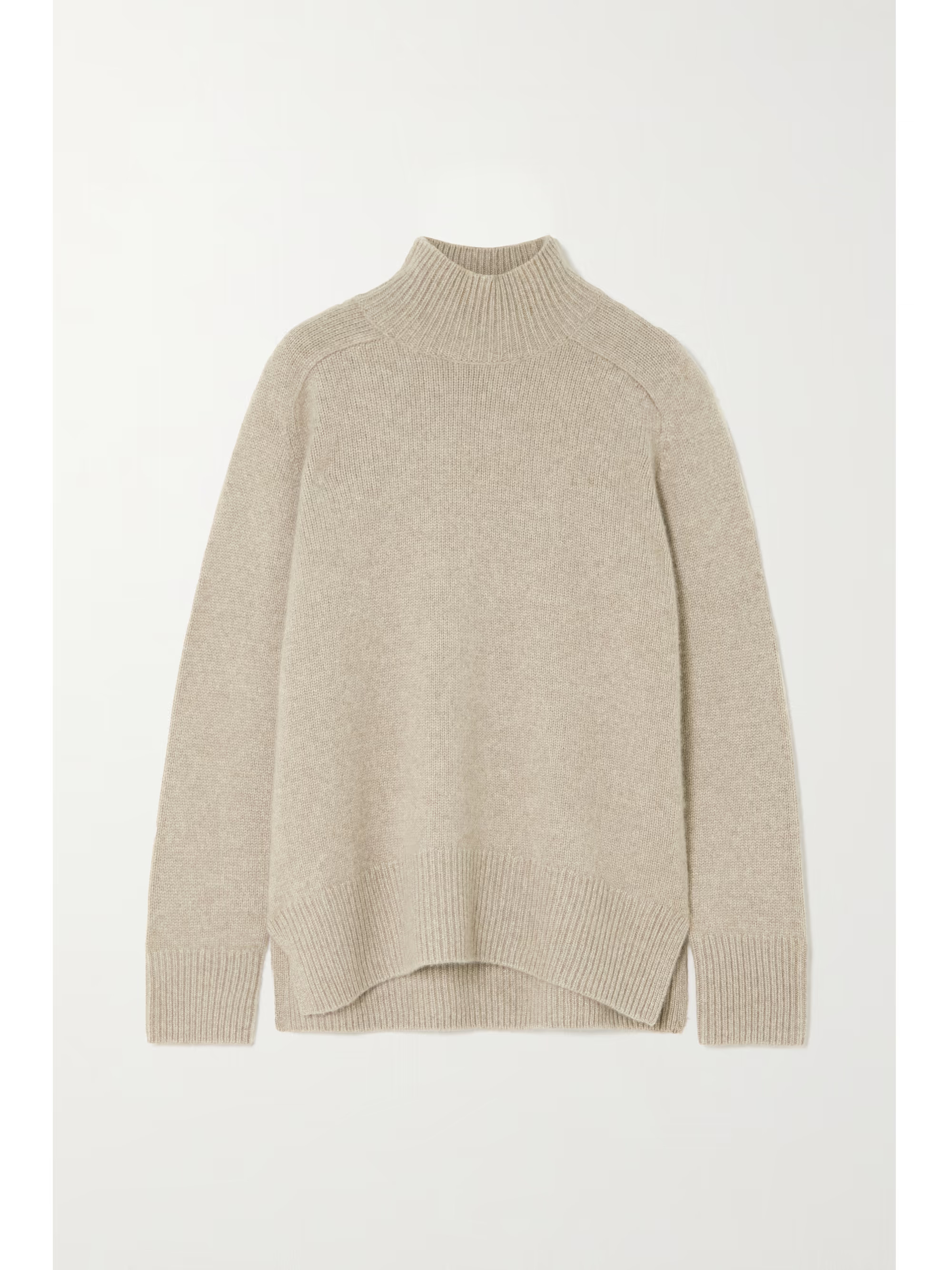 Beige Edith cashmere turtleneck sweater | ARCH4 | NET-A-PORTER | NET-A-PORTER (US)