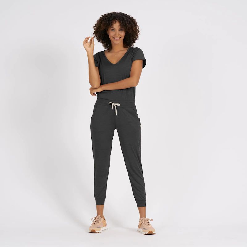 All Day Jumpsuit | Charcoal Heather | Vuori Clothing