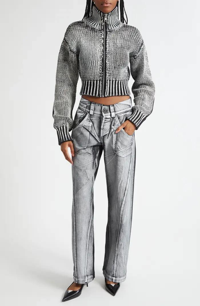 Zip Crop Cardigan | Nordstrom