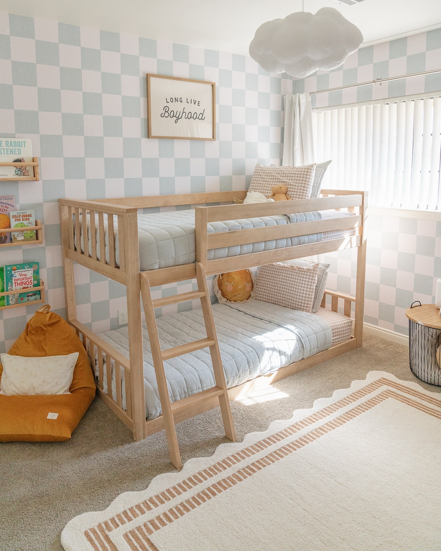 Love live boyhood 🩵☁️✌🏻

Here is Auggie’s room finally complete with the last few final touches we’ve been waiting for. 


Big boy bed | boy bedroom inspo | boy room decor | home design | wallpaper | bunk beds | space theme  room | home decor | interior design | nursery inspo | toddler room #boyroom #boybedroom #kidsroomdecor #kidsdecor #kidsroom

#LTKHome #LTKFamily #LTKKids