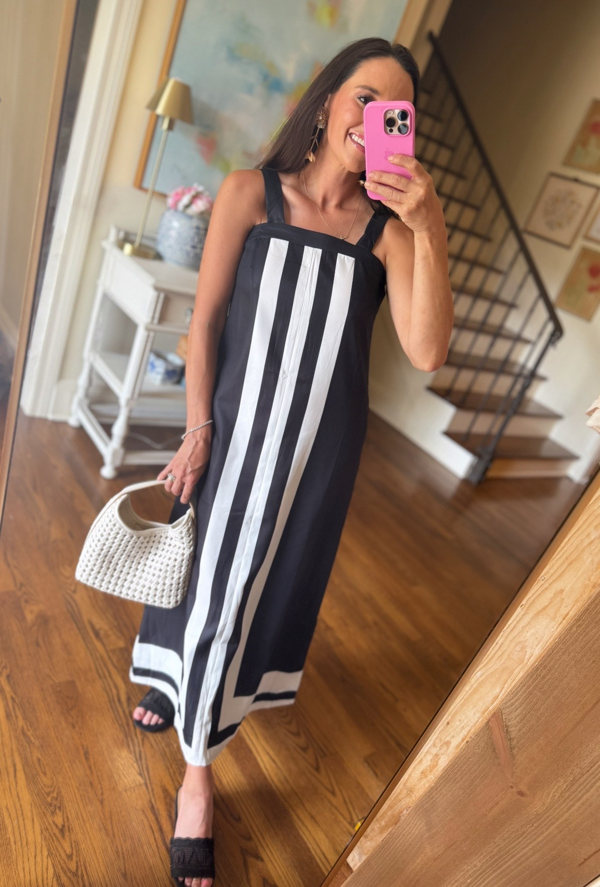 Best black and white stripe maxi🖤🤍 #summerdress #summerfashion #LTKSummer