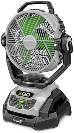 EGO Power+ FN1000 10-Inch 1700CFM 20MPH Oscillating Misting Fan with 6 Speed Modes, 3 Oscillation... | Amazon (US)