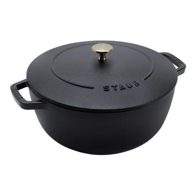Staub Cast Iron Round Cocotte, Dutch Oven, 5.5-Quart, Serves 5-6, Made In France, | Wayfair North America