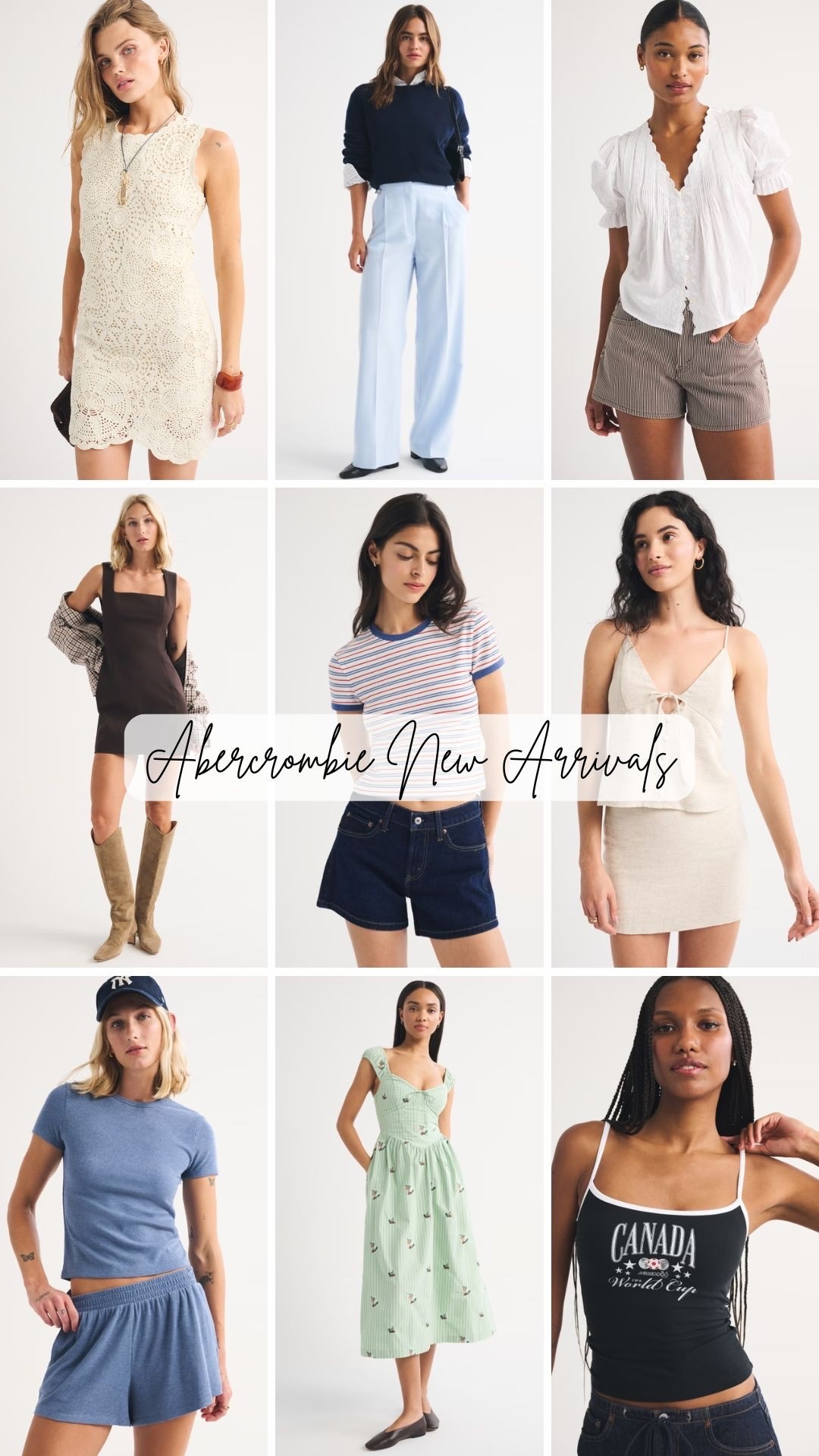 Abercrombie new arrivals 
$50 off $150 in app with code: WKNDREADY

#LTKdresses #LTKsummer #LTKtravel