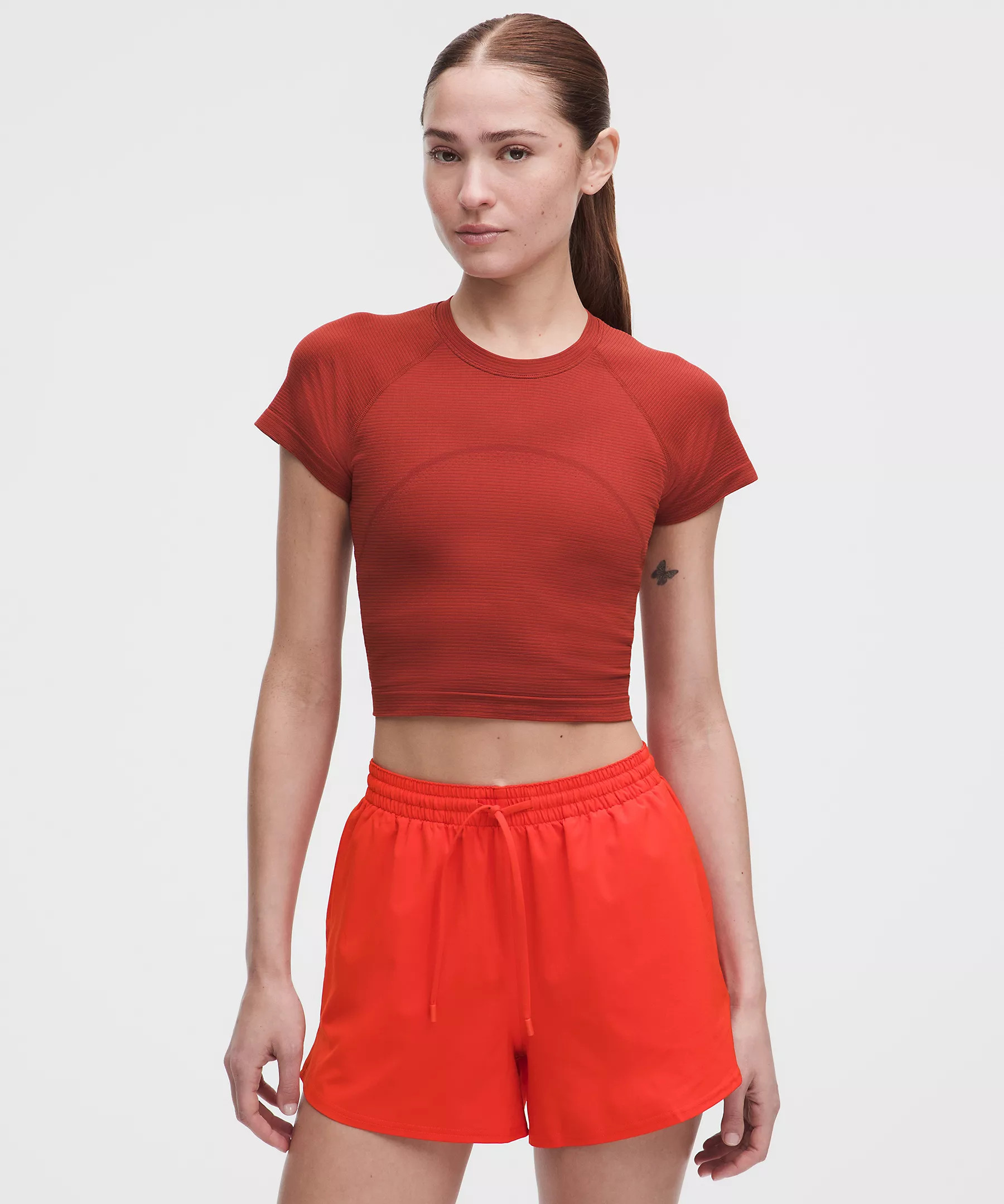 Swiftly Tech Cropped Short-Sleeve Shirt 2.0 | lululemon (CA)