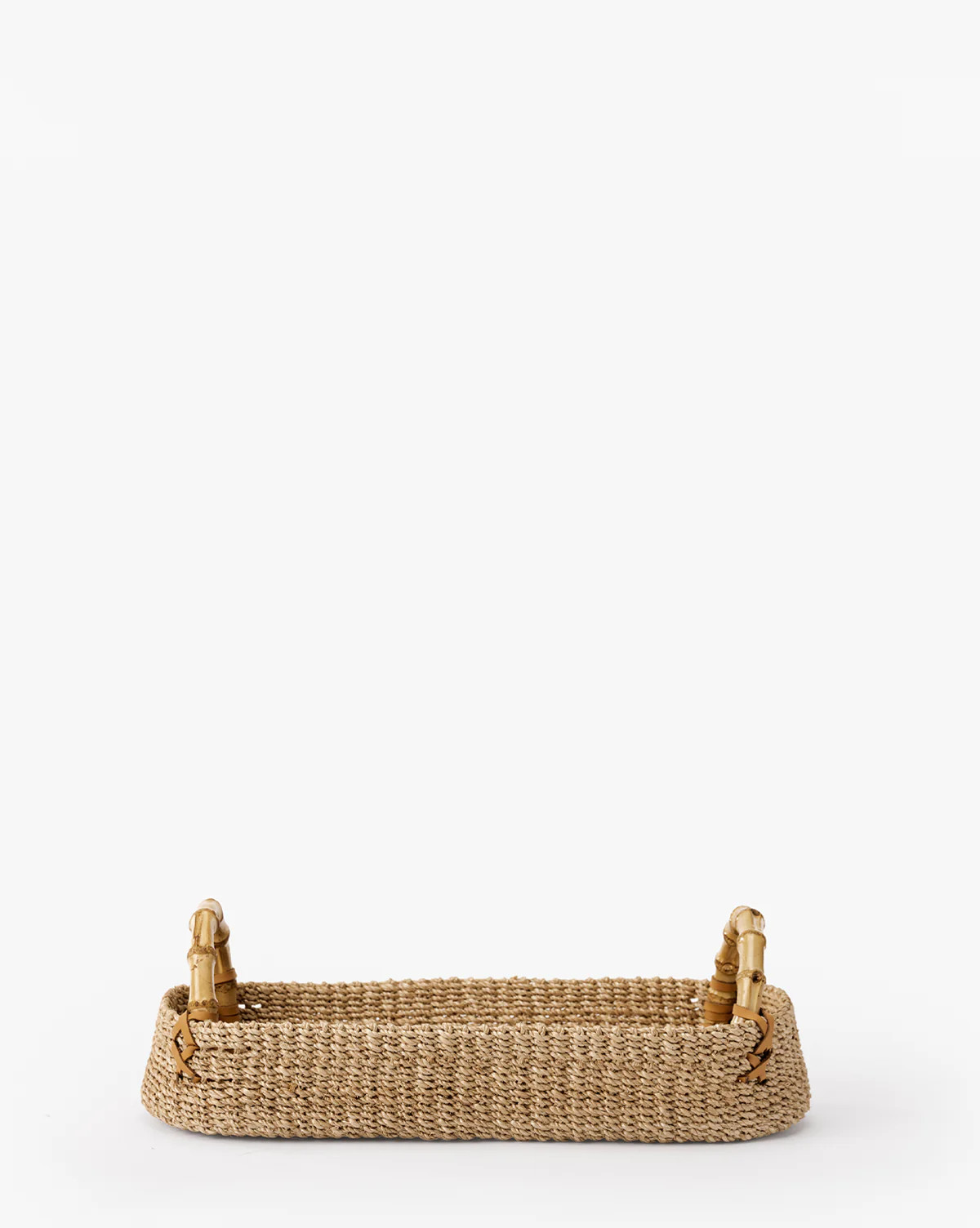 Abaca Tray with Bamboo Handles | McGee & Co. (US)