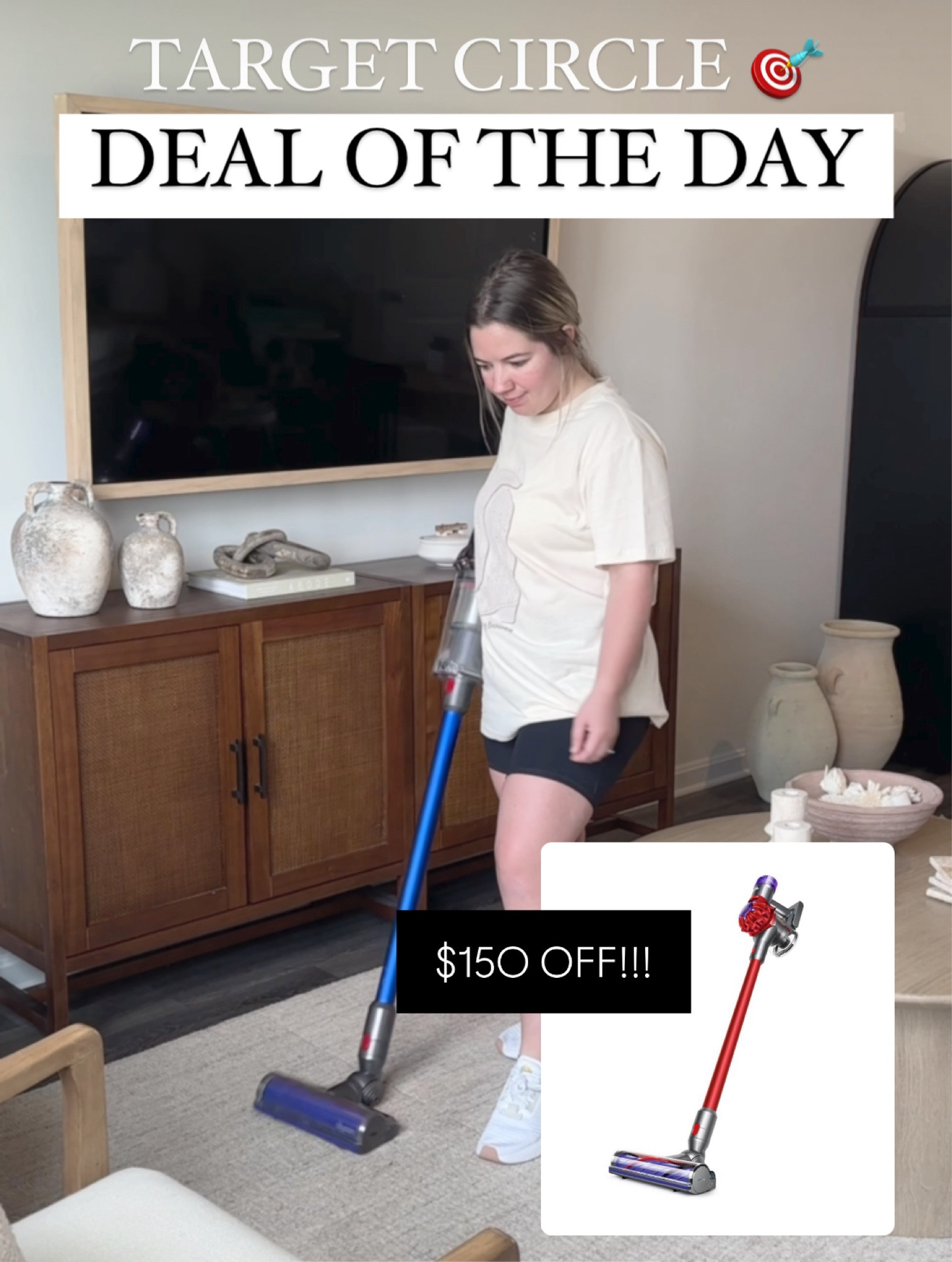Target circle week - deal of the day! $150 off the Dyson vacuum! 

#LTKHome #LTKSaleAlert #LTKGiftGuide