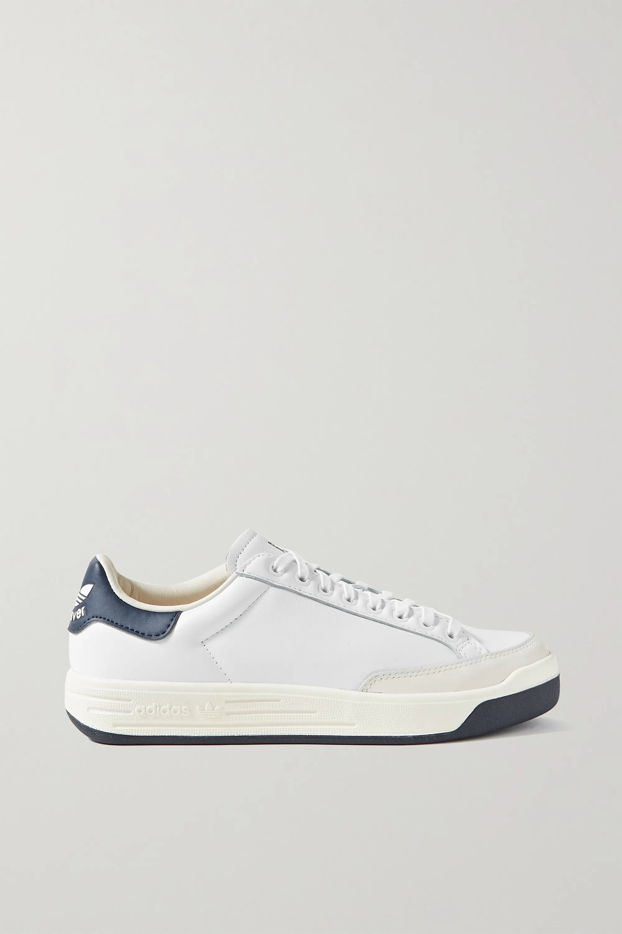 White Rod Laver leather sneakers | adidas Originals | NET-A-PORTER | NET-A-PORTER (US)