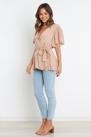 Bronte Top - Beige | Petal & Pup (AU)