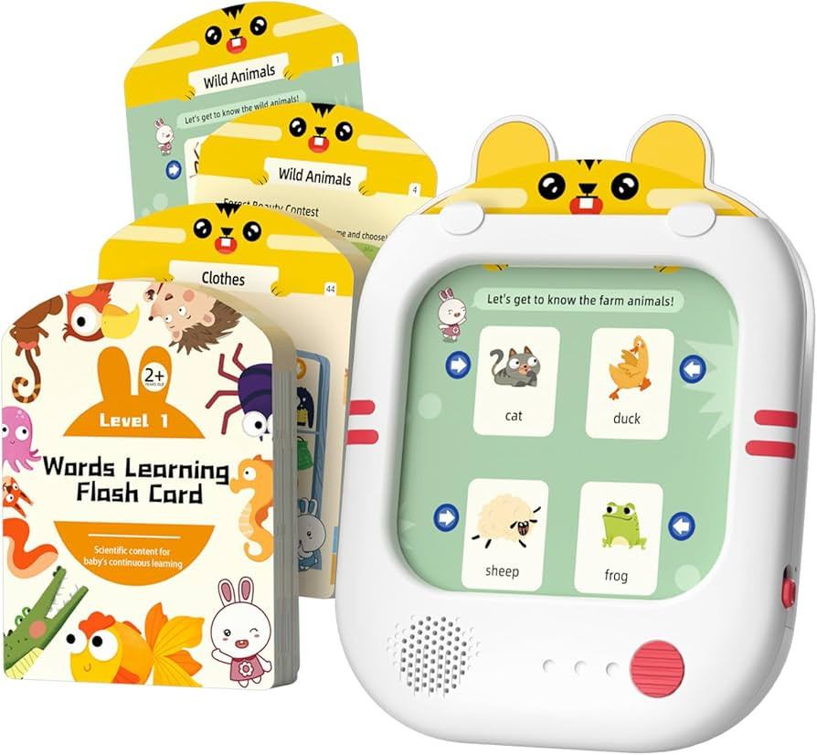 alilo Kids Learning Tablet for Toddlers 2-5, Screen-Free Educational Toys, with 47 Double-Sided F... | Amazon (US)