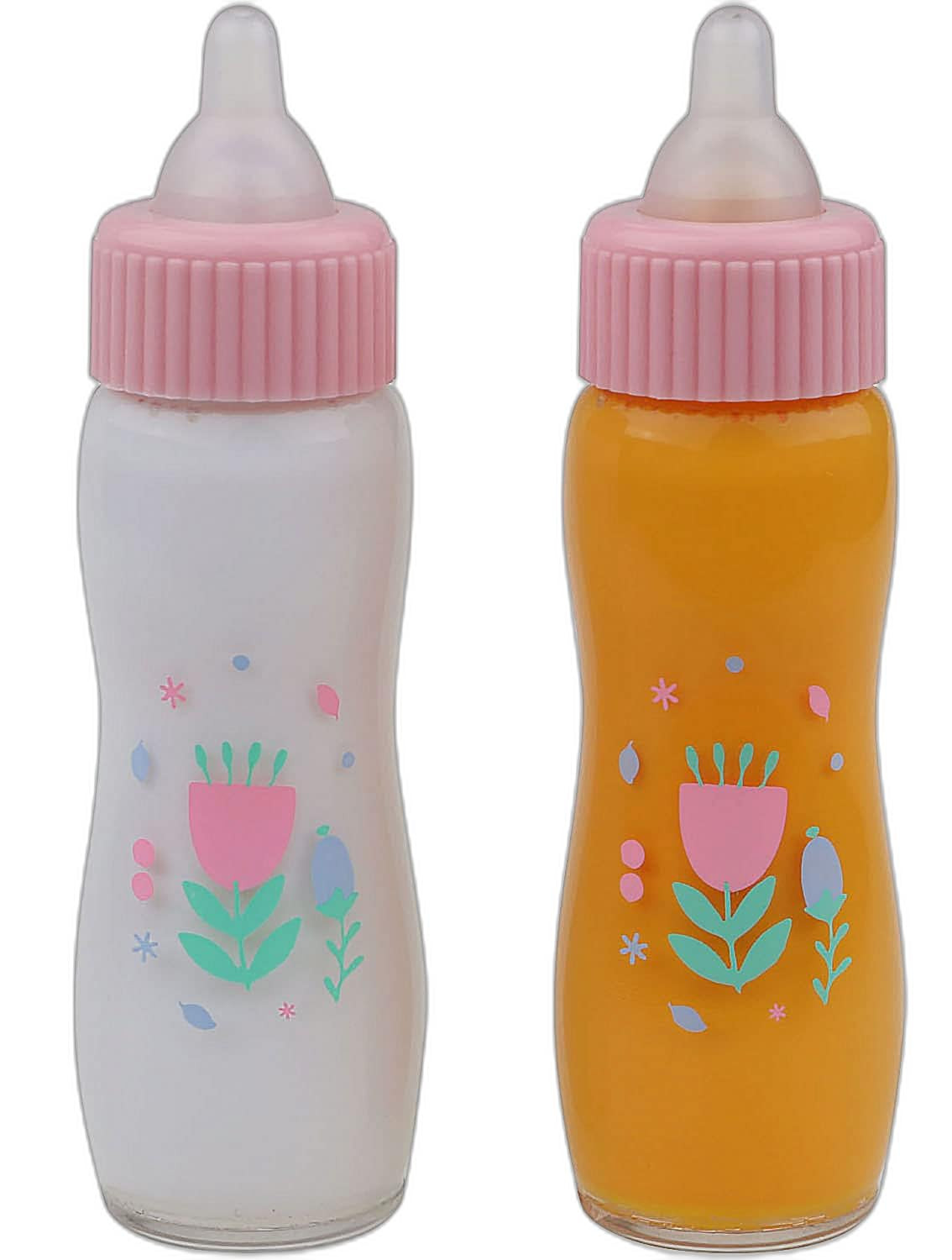 JC Toys Deluxe Disappearing Magic Bottles | Fits All Dolls | Milk and Juice | Flower Theme | Ages... | Amazon (US)