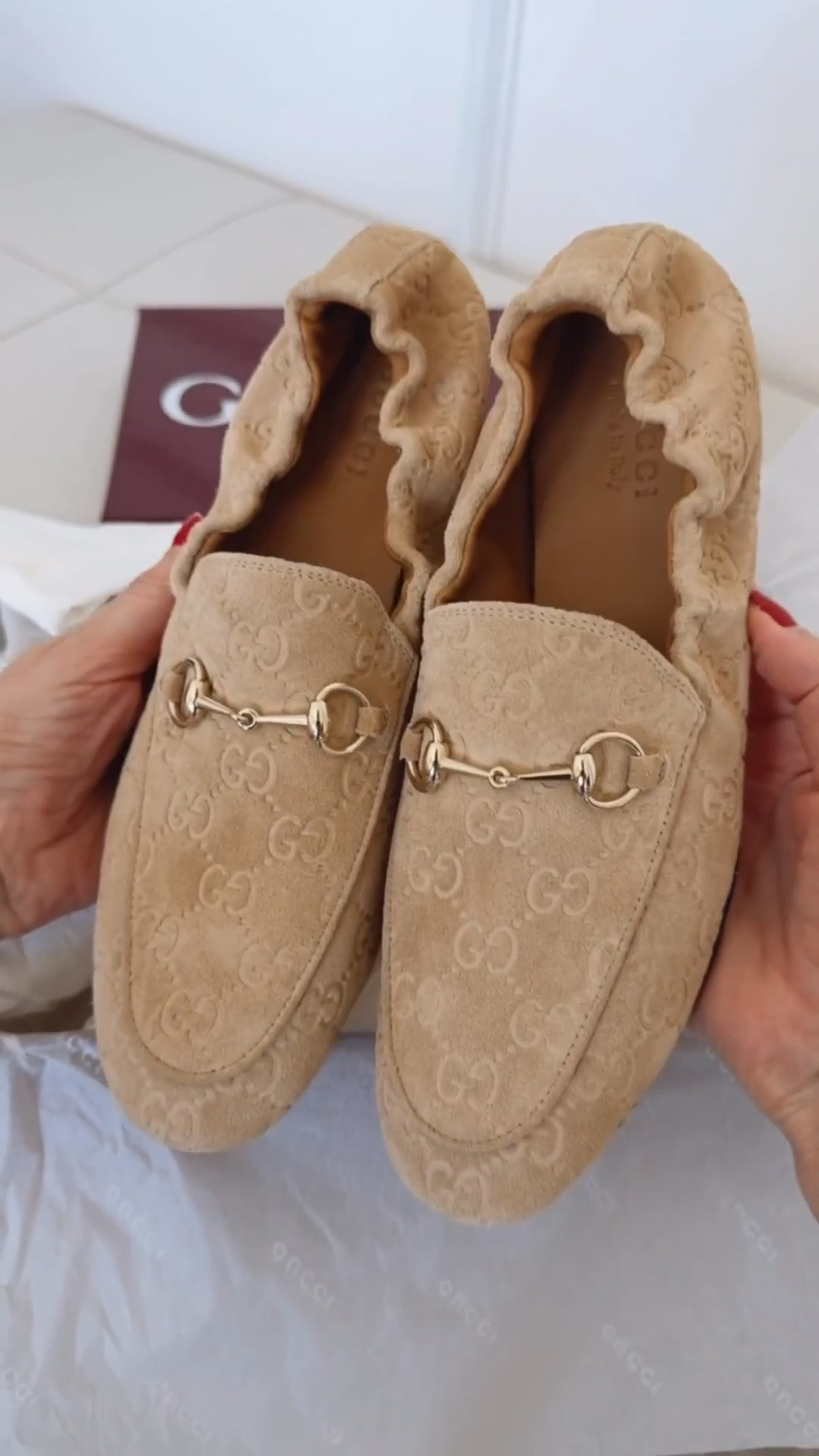 Yay!! They have arrived! Finally a designer shoes that feels comfortable right of the first time wearing them 
I love how they look and how comfortable the are . Order a half of size up 
Runs a little small
Perfect for walking around and traveling shoes

#LTKU #LTKSeasonal #LTKTravel