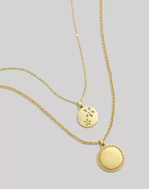 Two-Piece Eyelet Lace Necklace Set | Madewell