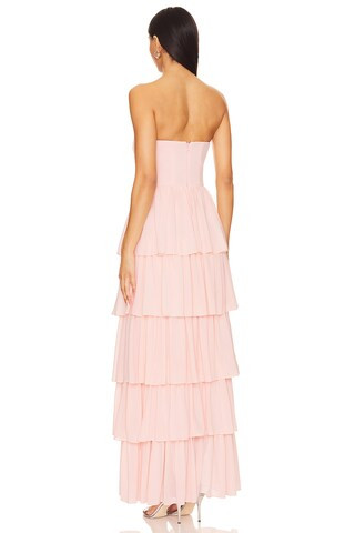 Hattie Gown in Baby Pink | Revolve Clothing (Global)